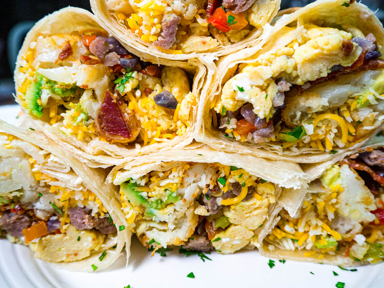 Ultimate Fully Loaded Breakfast Burritos