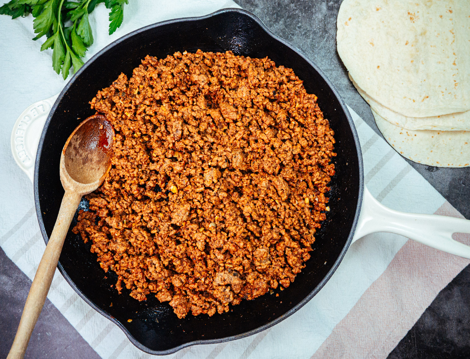 Quick & Easy recipe for Taco Ground Beef - Hip Hip Gourmet